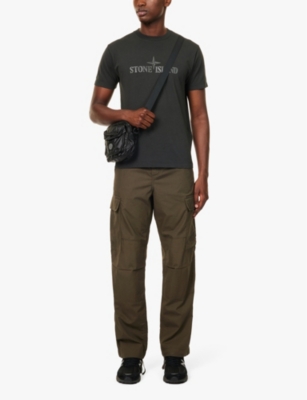 Stone Island Institutional Two T-shirt In Lead Grey