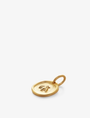 Monica Vinader Womens Yellow Gold Gold Bee 18ct Yellow Gold-plated Vermeil Sterling-silver Pendant C In Yellow Gold