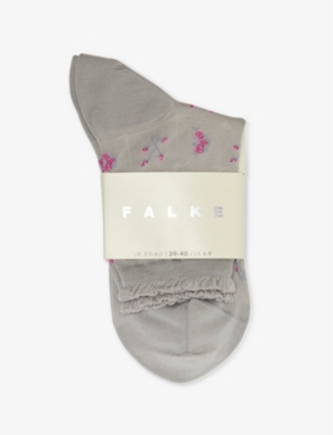 FALKE: Ruffle-trim cotton-blend knitted socks