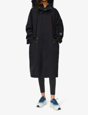 Loewe Mens Black Parka In Black