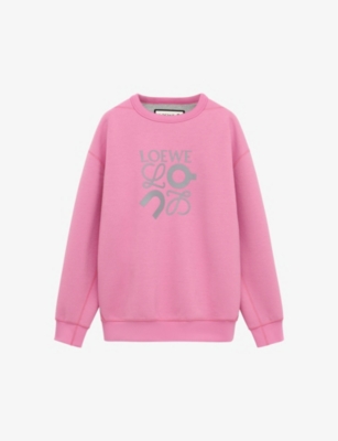 Loewe Mens Pink Sweatshirt