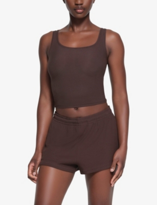 SKIMS: Soft Lounge loose-fit stretch-woven shorts