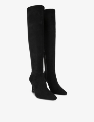 KG KURT GEIGER: Sweetie heeled leather knee-high boots