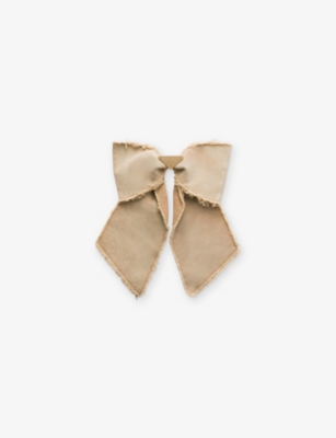 PRADA: Brand-plaque canvas hair clip