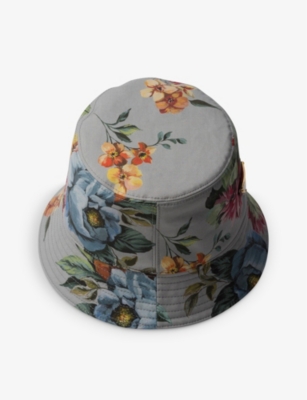 PRADA: Reversible printed cotton bucket hat