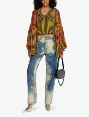 Diesel M-orkidea Knitted Top In 3dk