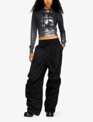 DIESEL: P-Arne-Fem-P2 cotton-twill cargo trousers
