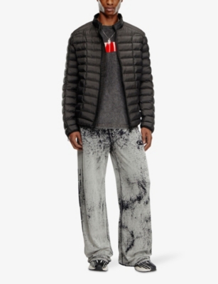 Diesel Mens 9xx W-pilot Regular-fit Quilted Puffer Jacket In 9xx