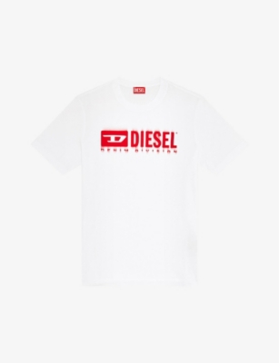 DIESEL: T-Adjust logo-print relaxed-fit cotton T-shirt