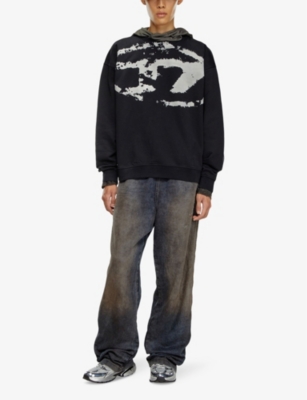 Diesel Fleece Sweatshirt With F In 9xx