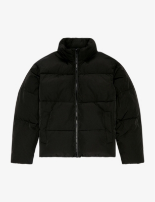 DIESEL: W-Raveel high-neck relaxed-fit nylon puffer coat