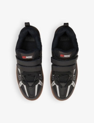 DIESEL: S-Ukiyo calf-leather low-top trainers