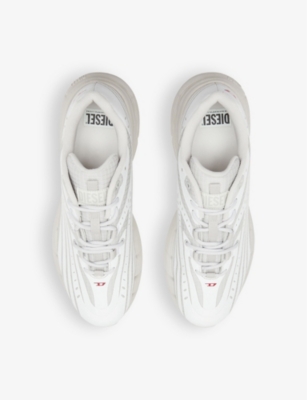 DIESEL: D-Airspeed panelled woven low-top trainers
