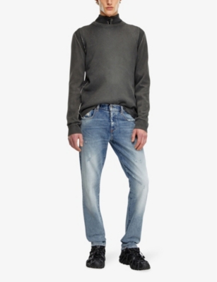 DIESEL: 2019 D-Strukt slim-fit slim-leg stretch-cotton jeans