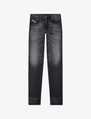 DIESEL: 2023 D-Finitive 09j65 tapered-leg stretch-denim jeans
