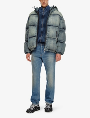DIESEL: 2023 D-Finitive 0grdb tapered-leg stretch-denim jeans