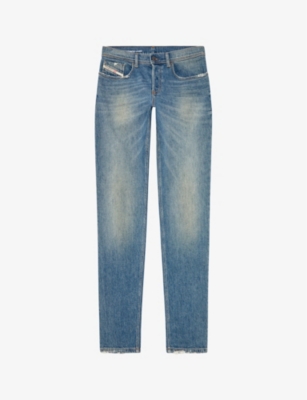 DIESEL: 2023 D-Finitive 0grdb tapered-leg stretch-denim jeans