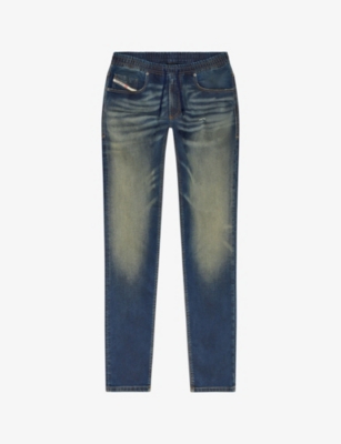 DIESEL: 2030 D-Krooley Joggjeans® 09j34 tapered-leg stretch-woven jeans