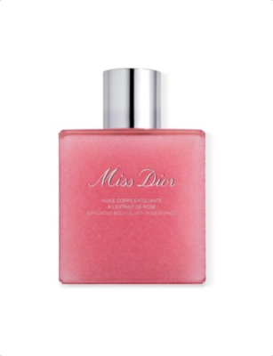 DIOR: Miss Dior exfoliating body oil with rose extract 175ml
