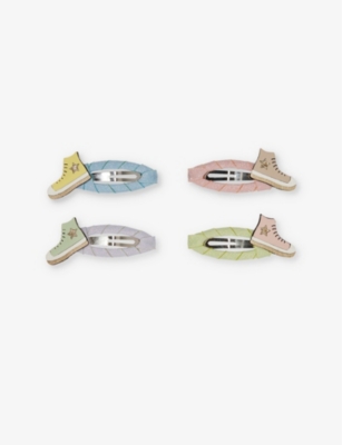 MIMI & LULA: Selfridges x Mimi and Lula Sneakers pack of four hair clips