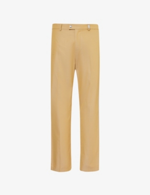 BURBERRY: Tapered-leg regular-fit cotton trousers