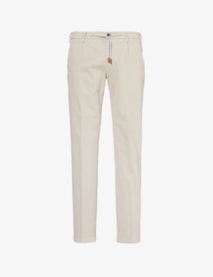 ELEVENTY: Soft Touch stretch-cotton blend trousers