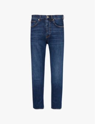 ELEVENTY: Faded-wash slim-fit straight-leg jeans
