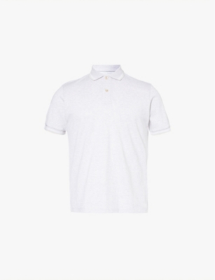 ELEVENTY: Regular-fit short-sleeve cotton-jersey polo shirt