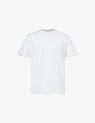 ELEVENTY: Contrast-trim regular-fit cotton-jersey T-shirt