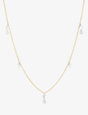 THE ALKEMISTRY: Aria 18ct yellow-gold rose-cut 0.50ct and brilliant-cut 0.24ct diamond necklace