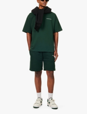 MKI MIYUKI-ZOKU: Uniform branded-print cotton-jersey T-shirt