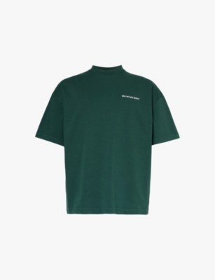 MKI MIYUKI-ZOKU: Uniform branded-print cotton-jersey T-shirt