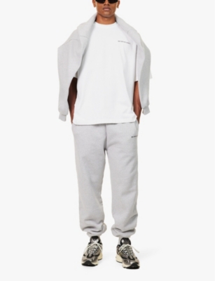 MKI MIYUKI ZOKU ENS WHITE UNIFORM BRANDED-PRINT COTTON-JERSEY T-SHIRT 
