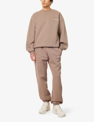 MKI MIYUKI-ZOKU: Uniform branded-print cotton-blend sweatshirt