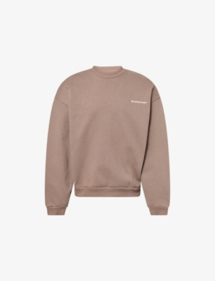 MKI MIYUKI-ZOKU: Uniform branded-print cotton-blend sweatshirt