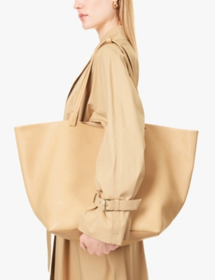 Park extra-large leather tote bag