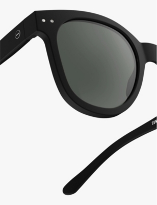 Izipizi Slmsnc01 #n C01 Wayfarer Sunglasses In Black
