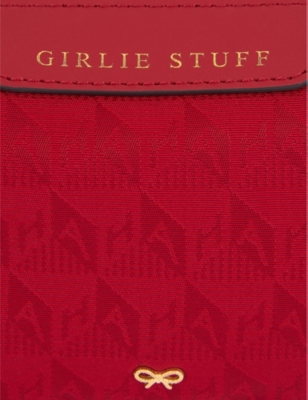 Anya Hindmarch Womens Red Girlie Stuff Recycled-nylon Pouch In Red
