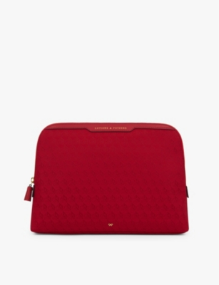 ANYA HINDMARCH: Lotions and potions shell and leather washbag