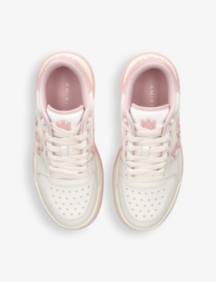 AMIRI: Classic logo-embellished leather low-top trainers