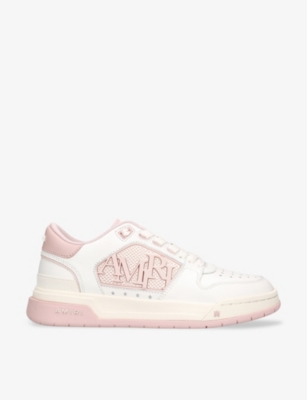 AMIRI: Classic logo-embellished leather low-top trainers
