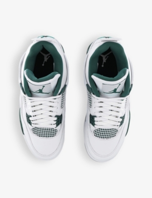Air Jordan 4 branded leather high-top trainers<BR/><BR/>