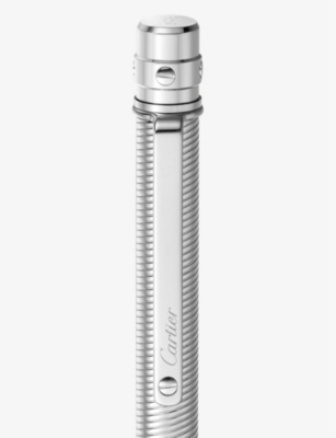 CARTIER: Santos de Cartier small palladium-finish metal ballpoint pen