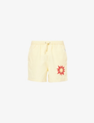 Shop Pleasing Men's Yellow Burst Shorts