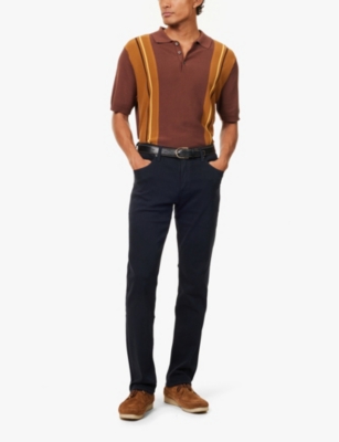 Citizen Of Humanity Gage Softweft Regular-fit Straight-leg Mid-rise Stretch-denim Blend Jeans In True Navy (navy)