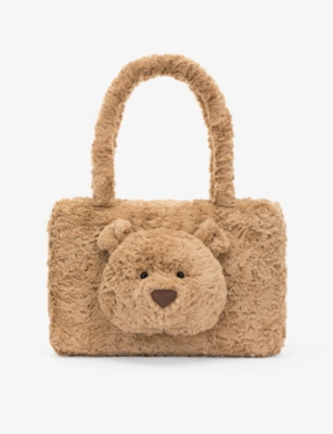 Bartholomew Bear soft woven tote bag 24cm