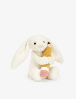 Bashful Bunny With Pencil soft toy 18cm