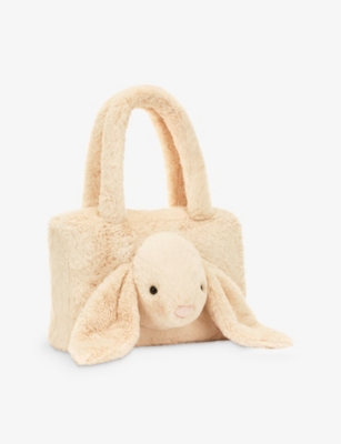 Smudge Rabbit soft woven tote bag 36cm