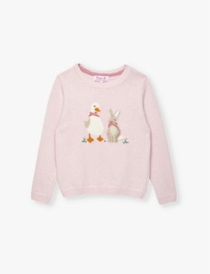 TROTTERS: Magical Unicorn knitted jumper 2-11 years