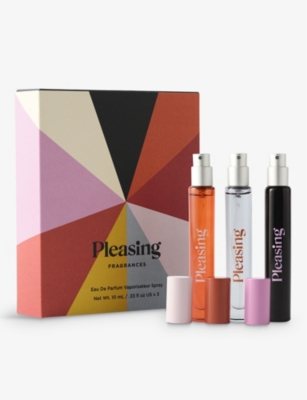 PLEASING: Pleasing eau de parfum gift set